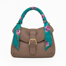 Load image into Gallery viewer, Jade Blossom Bag Scarf
