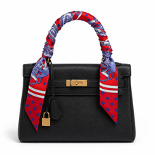 Load image into Gallery viewer, Crimson Heart Bag Scarf

