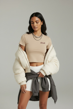 Load image into Gallery viewer, Cuci Fitted Essential Tee - Mocha Dust
