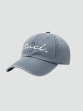 Load image into Gallery viewer, Cuci Signature Cotton Cap - Midnight Cement

