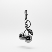Load image into Gallery viewer, Chrome Cherry Bag Charm
