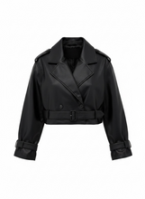 Load image into Gallery viewer, Faux Leather Jacket
