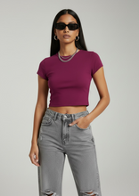 Load image into Gallery viewer, Short Sleeve Crop Top
