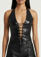 Load image into Gallery viewer, Midnight Desire Halter Top
